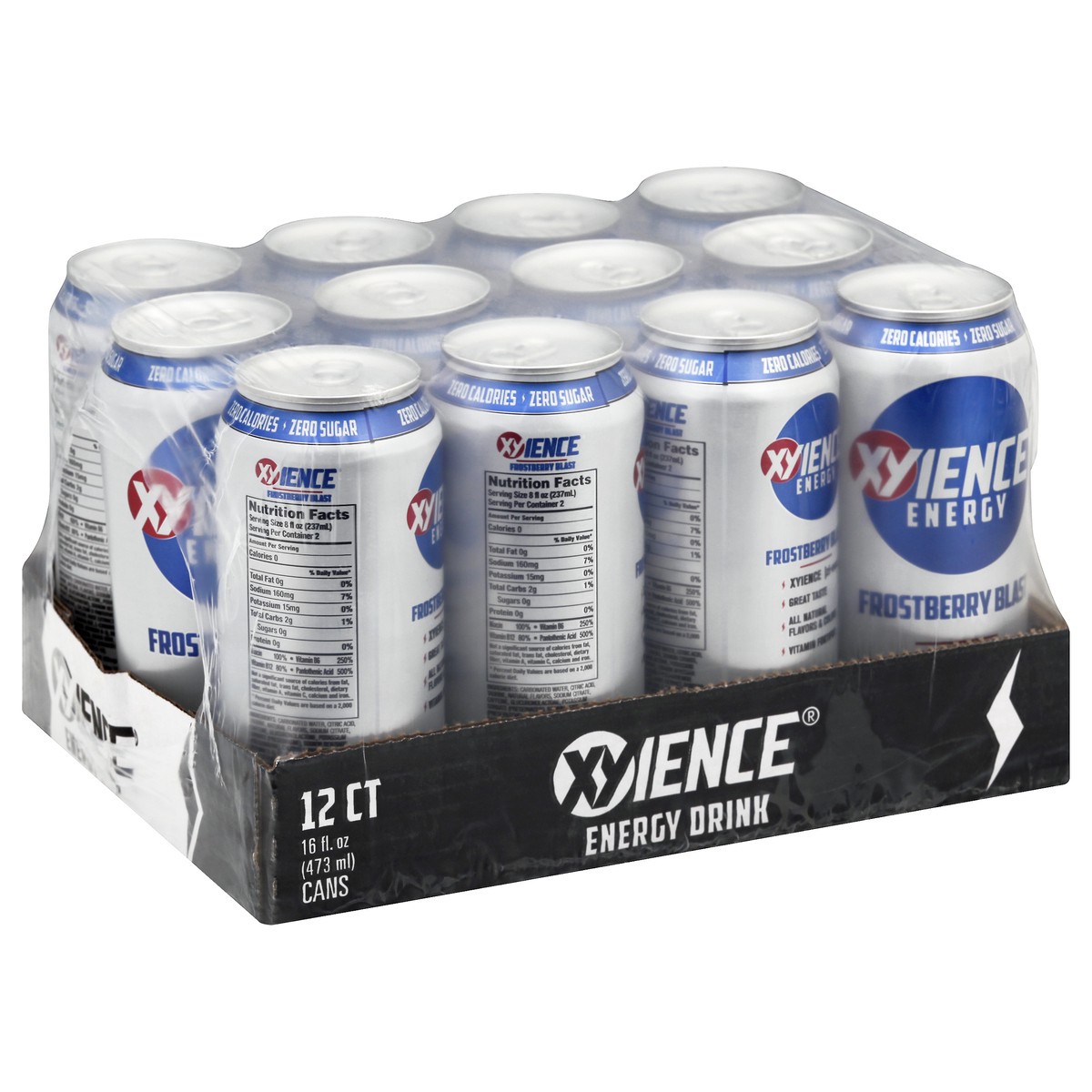 slide 9 of 11, XYIENCE Frostberry Blast Energy Drink 12 ea, 12 ct