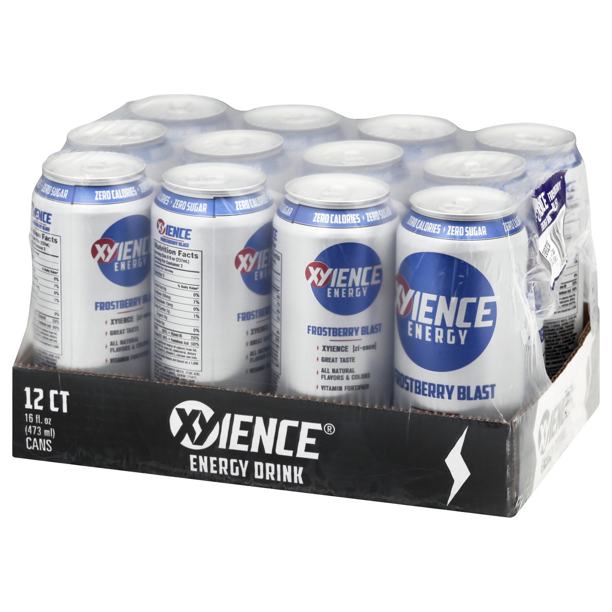 slide 11 of 11, XYIENCE Frostberry Blast Energy Drink 12 ea, 12 ct