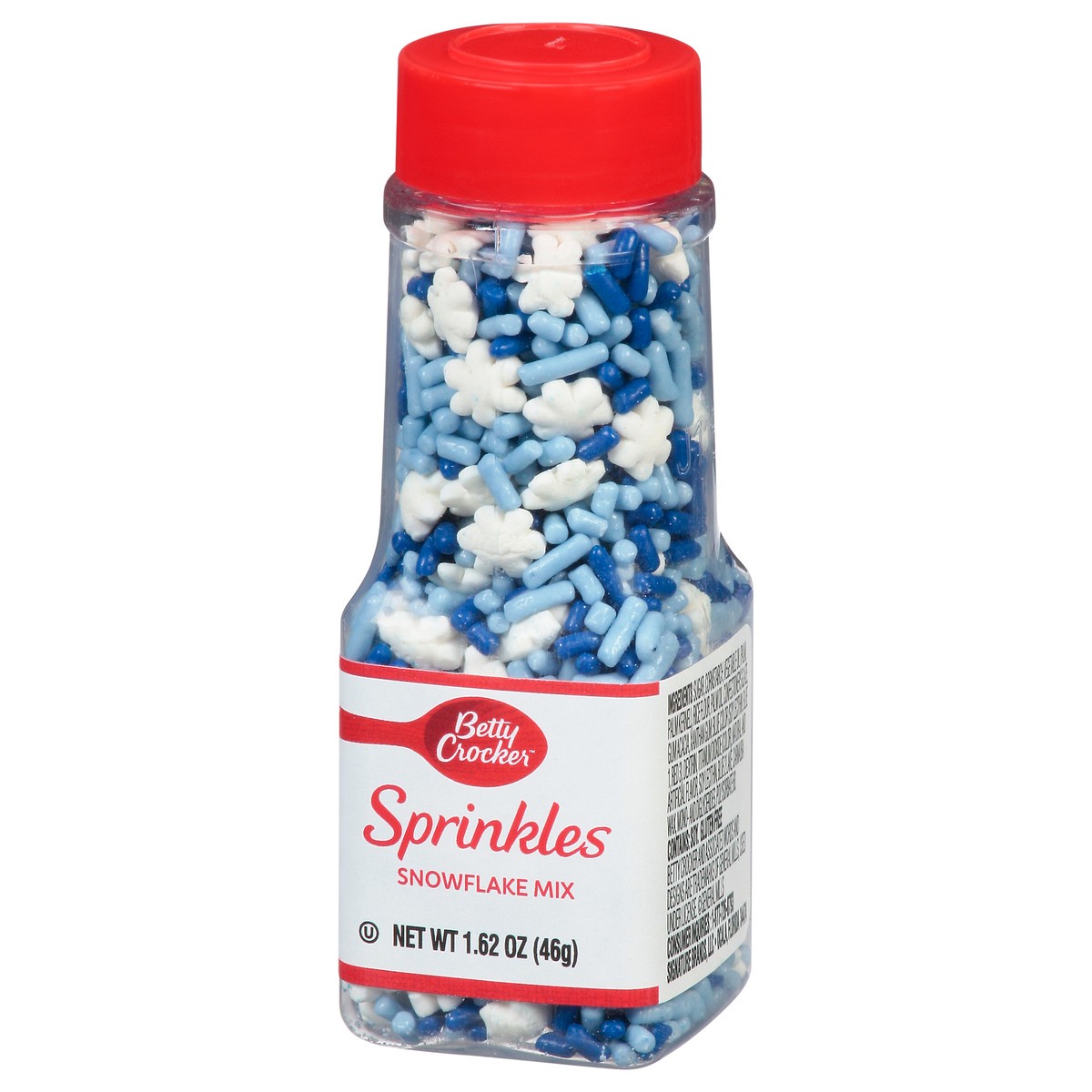 slide 3 of 13, Betty Crocker Snowflake Mix Sprinkles 1.62 oz, 1.62 oz