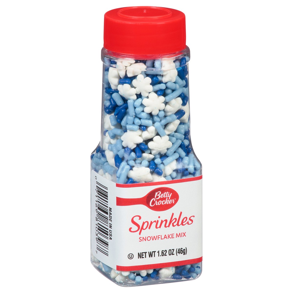 slide 9 of 13, Betty Crocker Snowflake Mix Sprinkles 1.62 oz, 1.62 oz