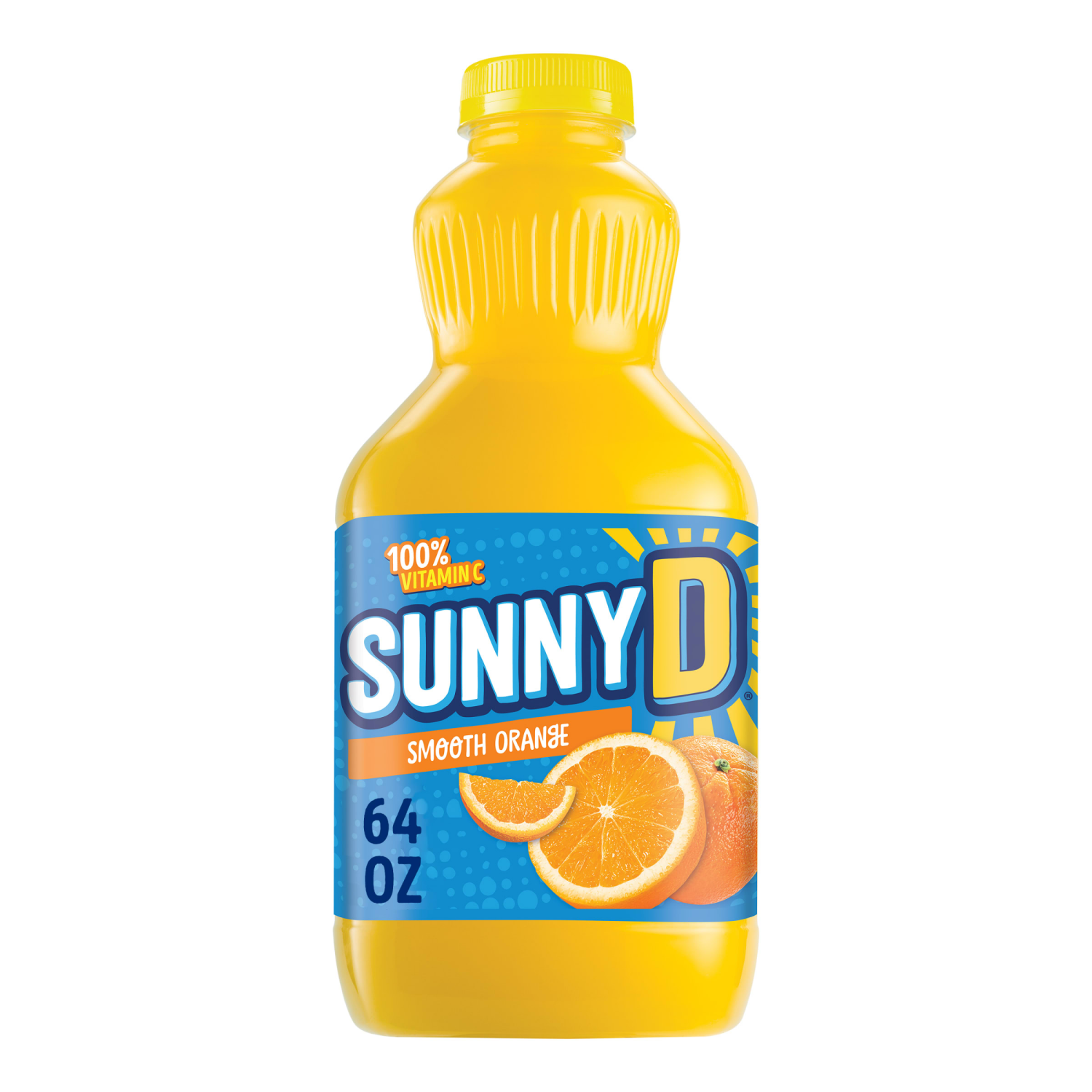 slide 1 of 3, Sunny D Sunnyd Smooth Orange Juice Drink, 64 Fl Oz Bottle, 64 fl oz