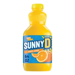 Sunny D Sunnyd Smooth Orange Juice Drink, 64 Fl Oz Bottle