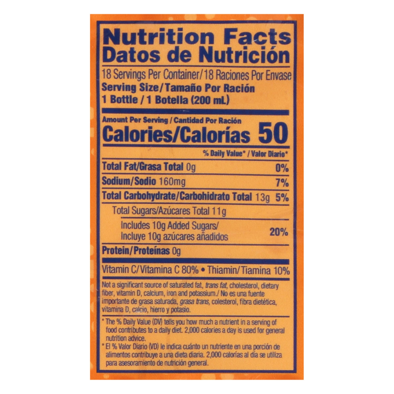 slide 4 of 4, Sunny D Sunnyd Tangy Original Orange Juice Drink, 18 Count, 6.75 Fl Oz Bottles, 18 ct