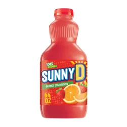 Sunny D Sunnyd Orange Strawberry Juice Drink, 64 Fl Oz Bottle