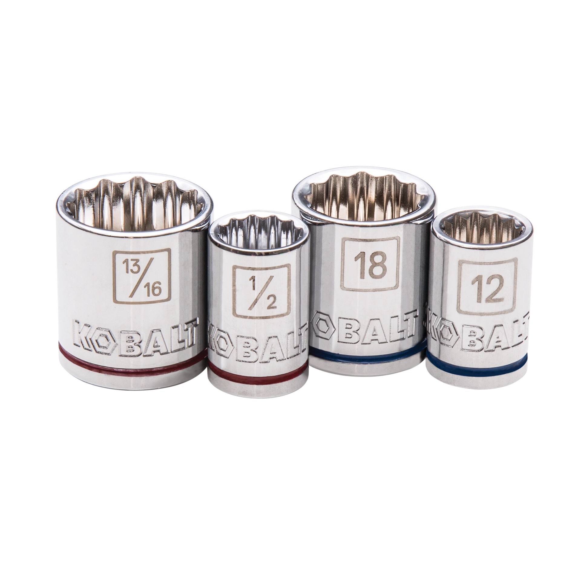 slide 3 of 6, Kobalt 40 -Piece Standard (SAE) and Metric Mechanics Tool Set with Hard Case, 1 ct