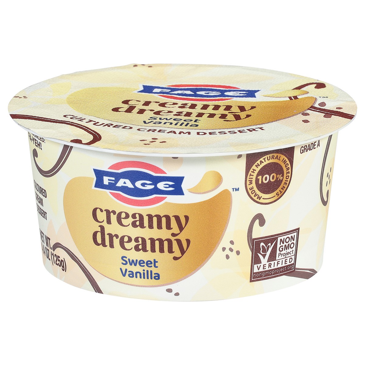 slide 9 of 13, Fage Cultured Creamy Dreamy Sweet Vanilla Cream Dessert 4.4 oz, 4.4 oz