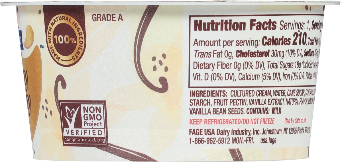 slide 3 of 13, Fage Cultured Creamy Dreamy Sweet Vanilla Cream Dessert 4.4 oz, 4.4 oz