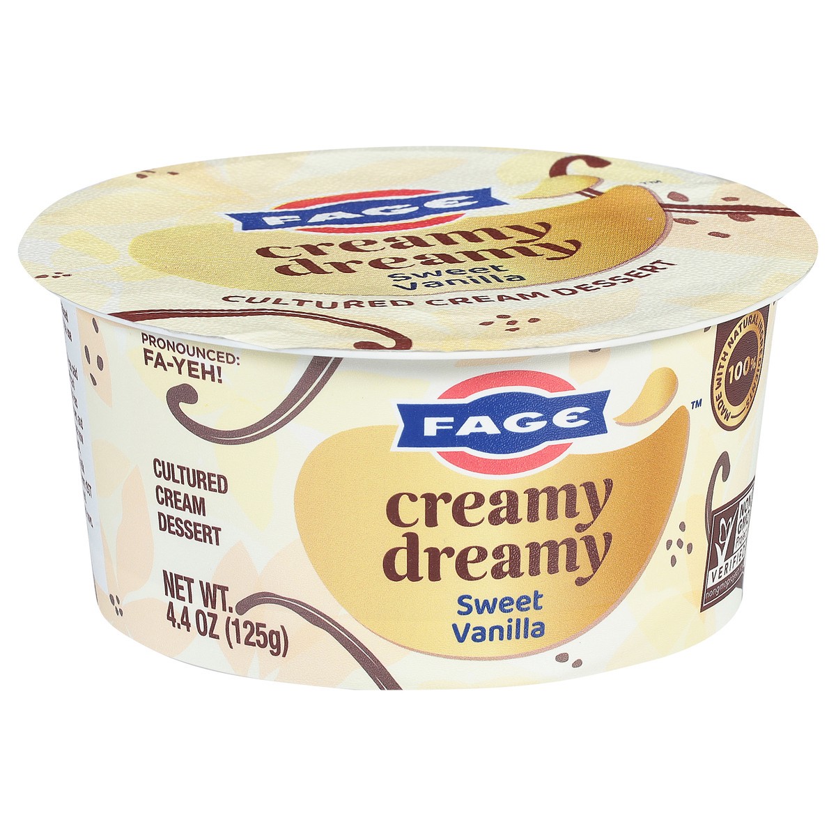 slide 7 of 13, Fage Cultured Creamy Dreamy Sweet Vanilla Cream Dessert 4.4 oz, 4.4 oz