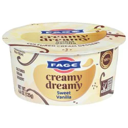 Fage Cultured Creamy Dreamy Sweet Vanilla Cream Dessert 4.4 oz