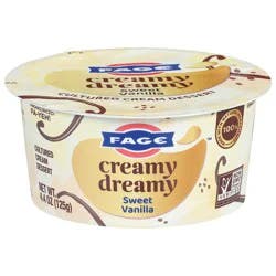 Fage Cultured Creamy Dreamy Sweet Vanilla Cream Dessert 4.4 oz