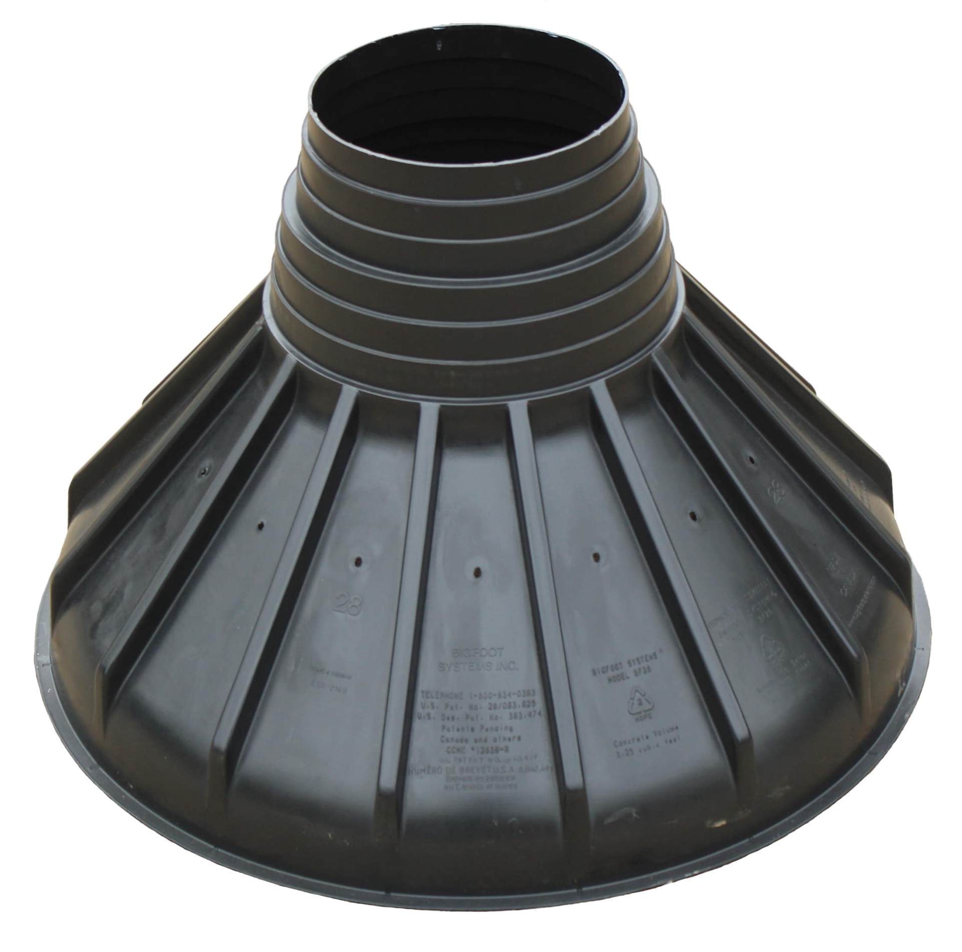 slide 2 of 5, Bigfoot Systems 29.5-in x 19-in Concrete Form Footing, 1 ct