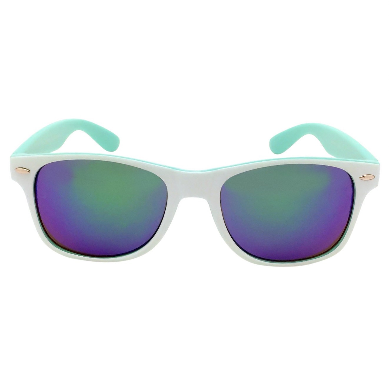 Women's Surfer Shade Sunglasses Wild Fable White 1 ct Shipt