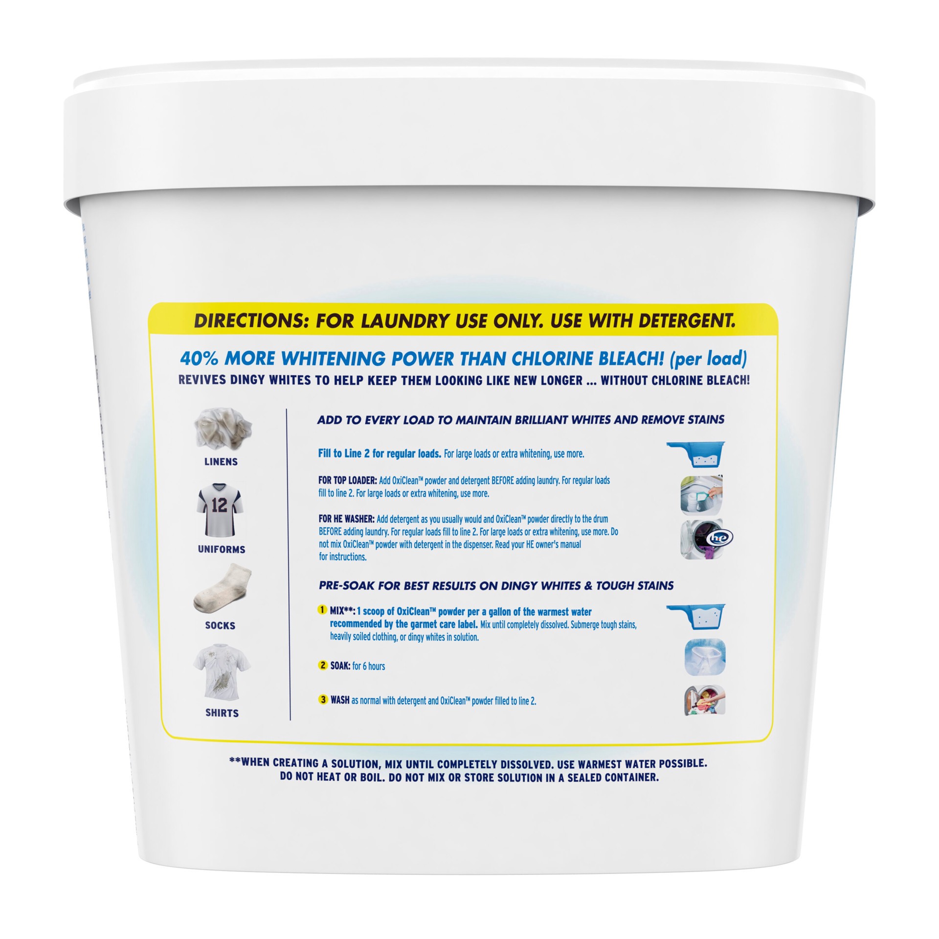 slide 2 of 6, OxiClean 5 Pound(s) Laundry Stain Remover, 1 ct