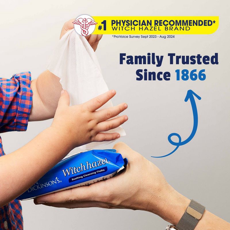 slide 6 of 10, T.N. Dickinson's Witch Hazel Cleansing Cloths - 25ct, 25 ct