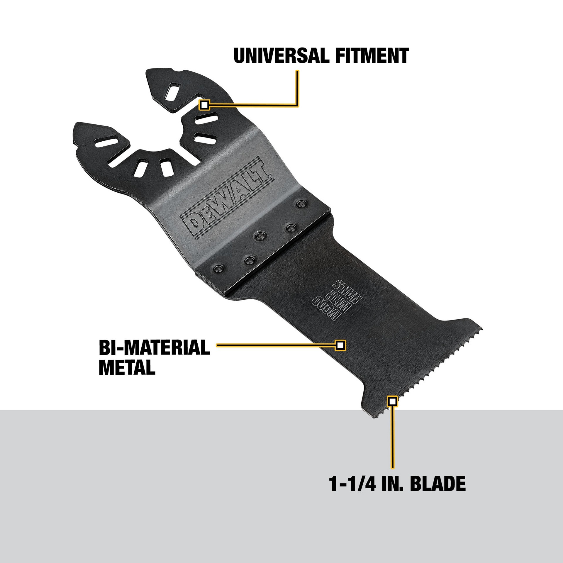 slide 2 of 6, DEWALT Bi-metal Oscillating Tool Blade, 1 ct