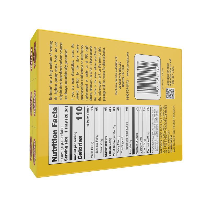 slide 3 of 5, Bachman Pretzel Stix Snack Trays - 6oz/6ct, 6 ct; 6 oz