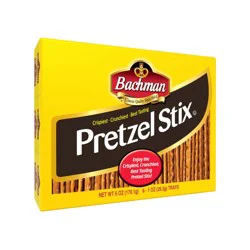 Bachman Pretzel Stix Snack Trays - 6oz/6ct