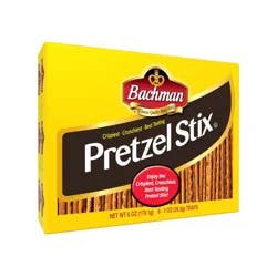 Bachman Pretzel Stix Snack Trays - 6oz/6ct