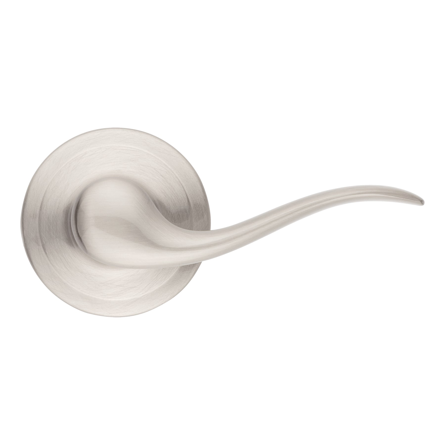 slide 4 of 5, Kwikset Signature Series Tustin Satin Nickel Interior or Exterior Hall/Closet Passage Door Handle, 1 ct