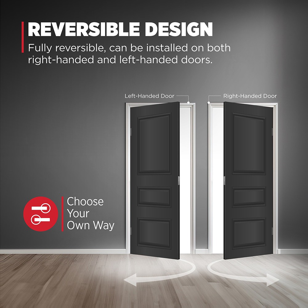 slide 5 of 6, Kwikset Signature Series Tustin Satin Nickel Interior or Exterior Hall/Closet Passage Door Handle, 1 ct