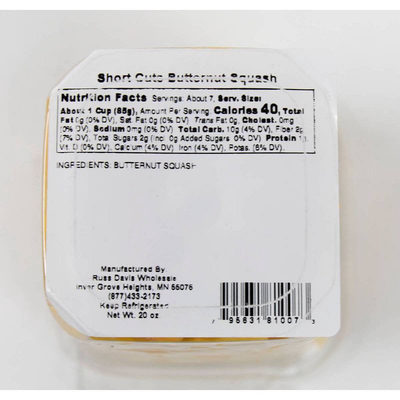 slide 3 of 3, Crazy Fresh Short Cuts Butternut Squash Cubes - 20oz, 20 oz