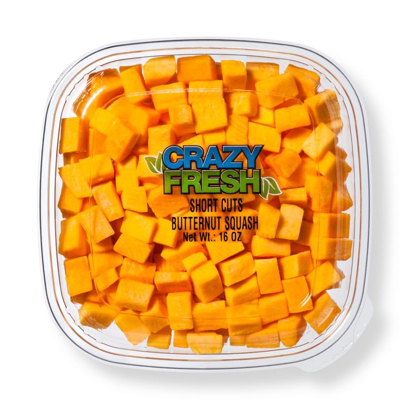 slide 1 of 3, Crazy Fresh Short Cuts Butternut Squash Cubes - 20oz, 20 oz
