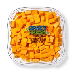Crazy Fresh Short Cuts Butternut Squash Cubes - 20oz