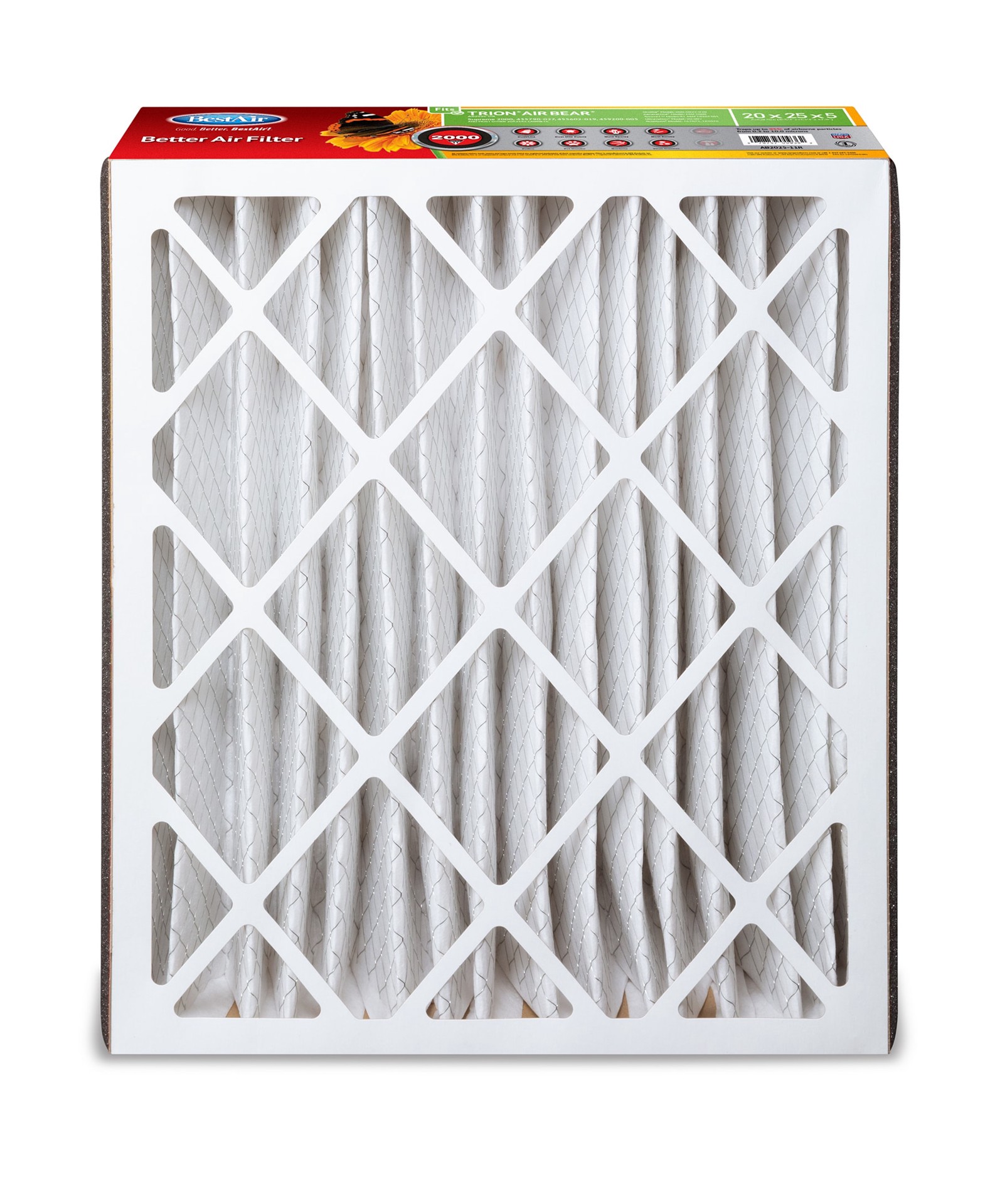 slide 4 of 5, BestAir MERV 11 MERV: 11 Pleated Air Filter, 1 ct