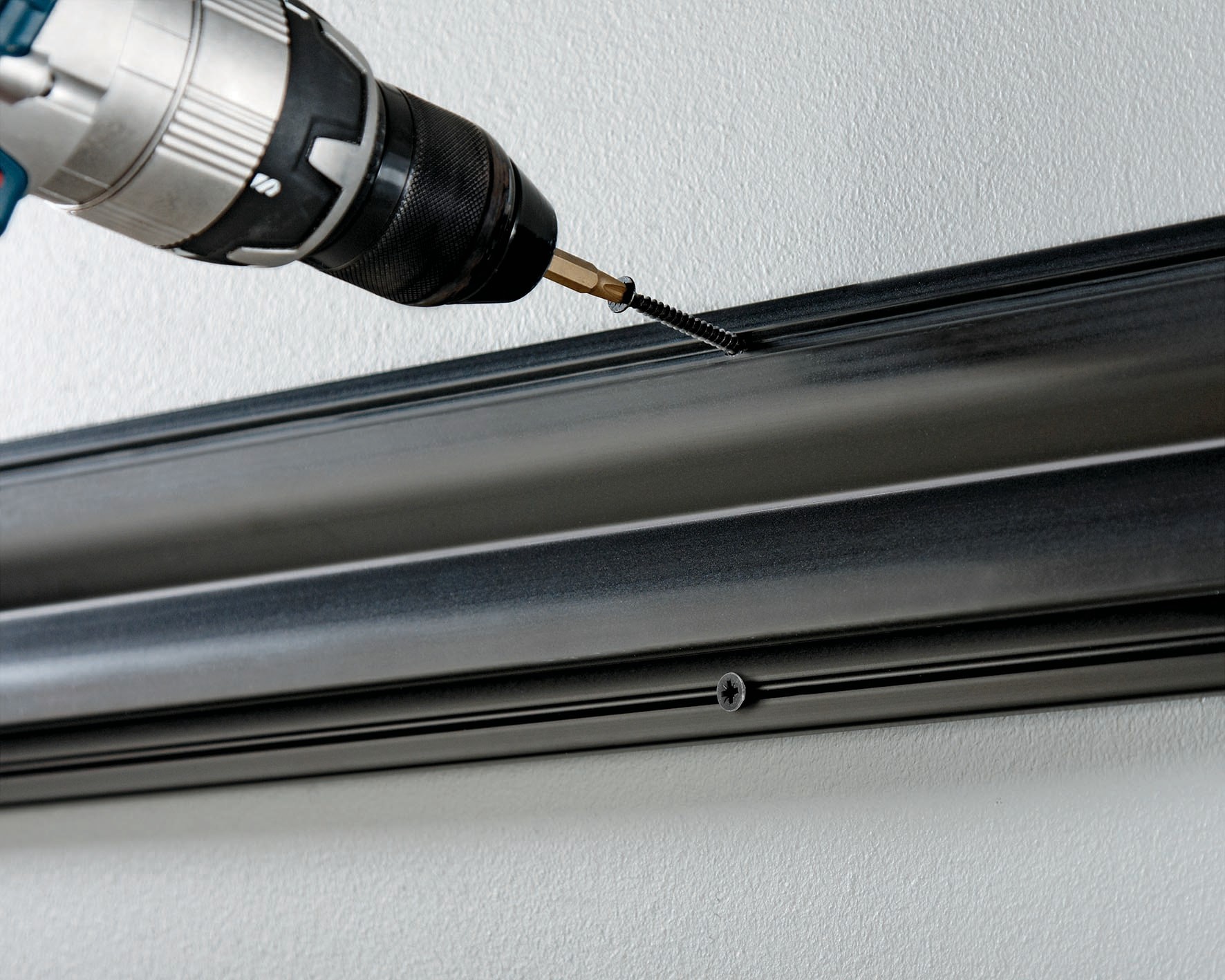 slide 3 of 6, Kobalt 11 -Piece 7.1-in Gray and black Plastic Multipurpose Storage rail system, 1 ct