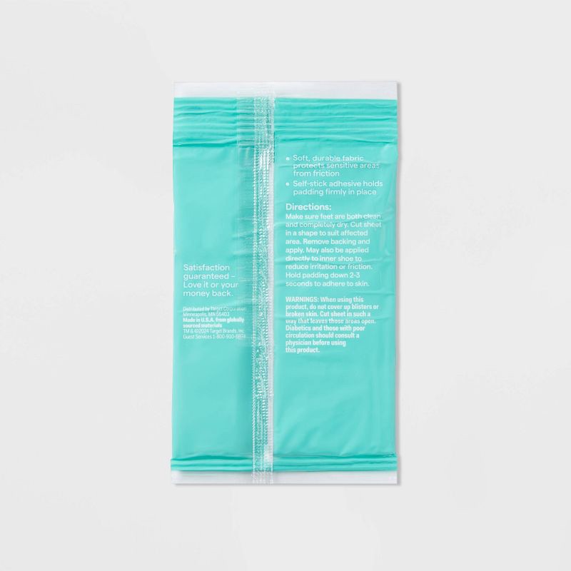 slide 3 of 3, Super Moleskin Padding Sheets 3ct - up&up™, 3 ct