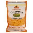 slide 1 of 1, ShopRite Shop Rite Shredded Sharp Cheddar Cheese, 8 oz