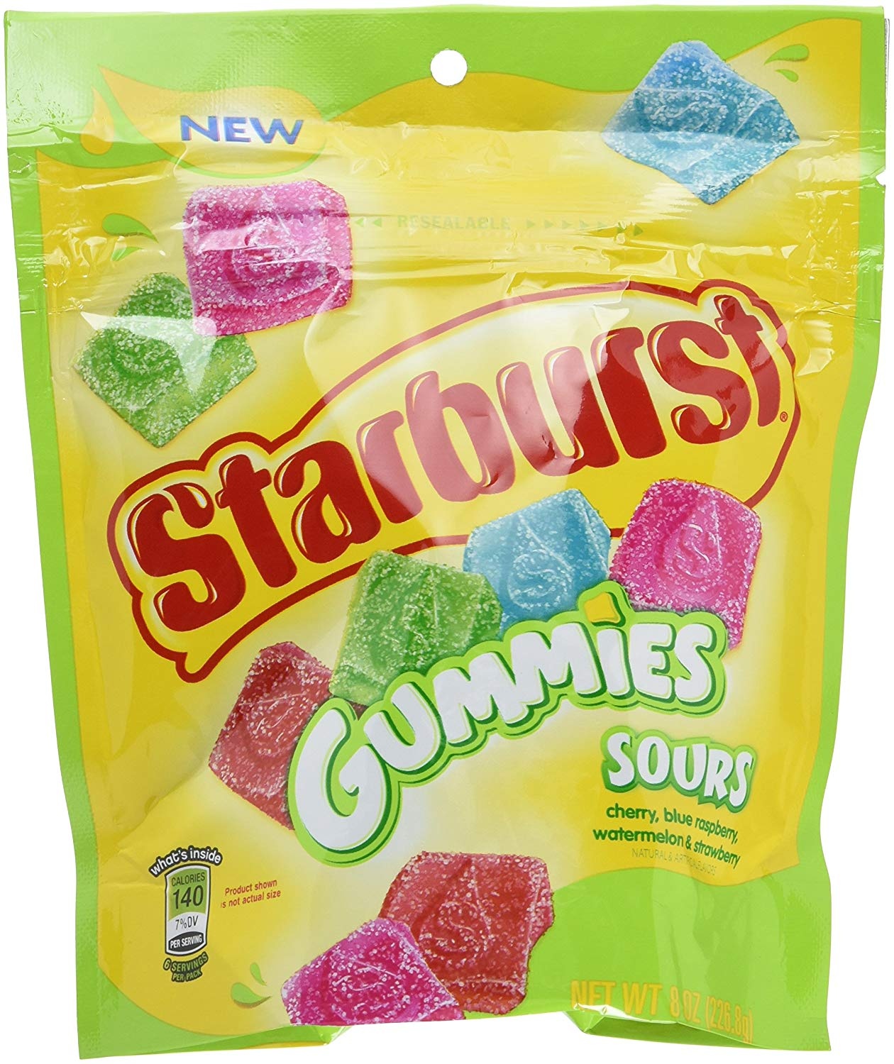 slide 1 of 1, Starburst Gummies Sour Berries, 8 oz