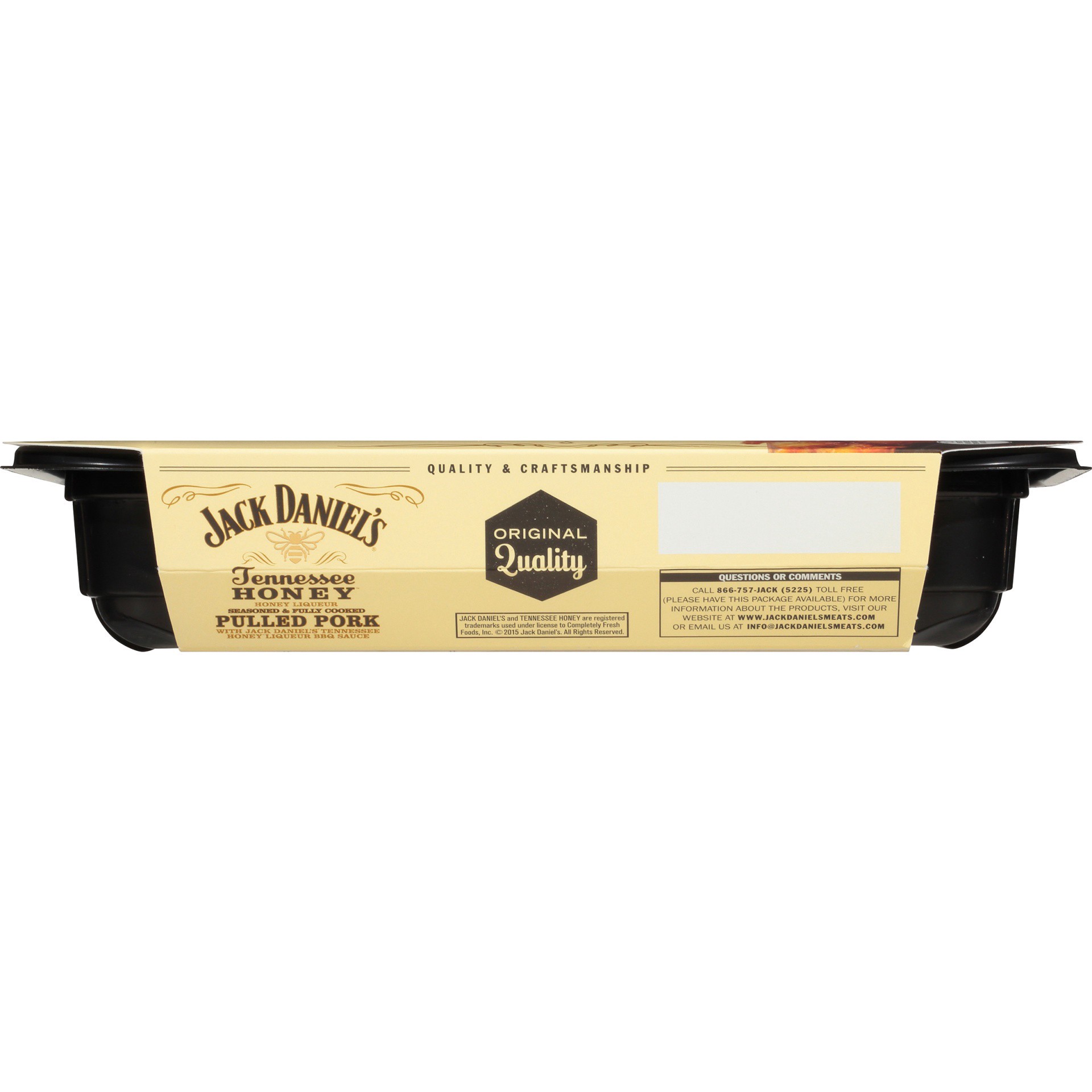 slide 2 of 5, Jack Daniel's Tennessee Honey Liqueur Seasoned & Fully Cooked Pulled Pork 16 oz. Tray, 16 oz