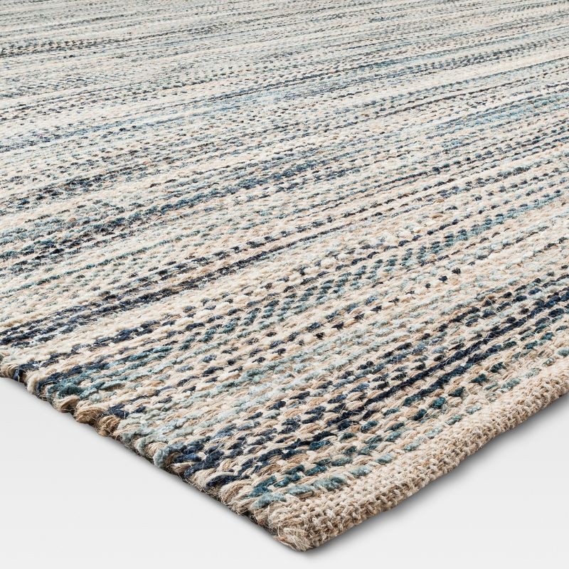 slide 2 of 4, 5'x7' Woven Area Rug Indigo - Threshold™, 1 ct