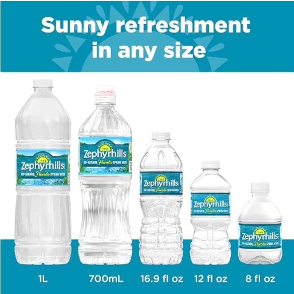 slide 3 of 3, Zephyrhills 24 -Pack 16.9-fl oz Spring Bottled Water, 1 ct