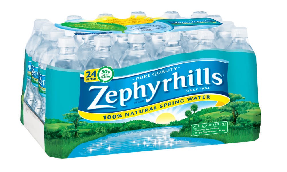 slide 1 of 1, Zephyrhills 16.9-fl oz Spring Bottled Water, 1 ct