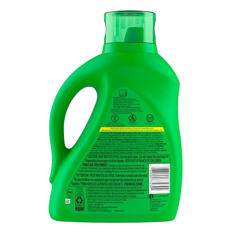 slide 13 of 13, Gain Original HE Concentrated Liquid Laundry Detergent 78 Loads - 113 fl oz, 113 fl oz