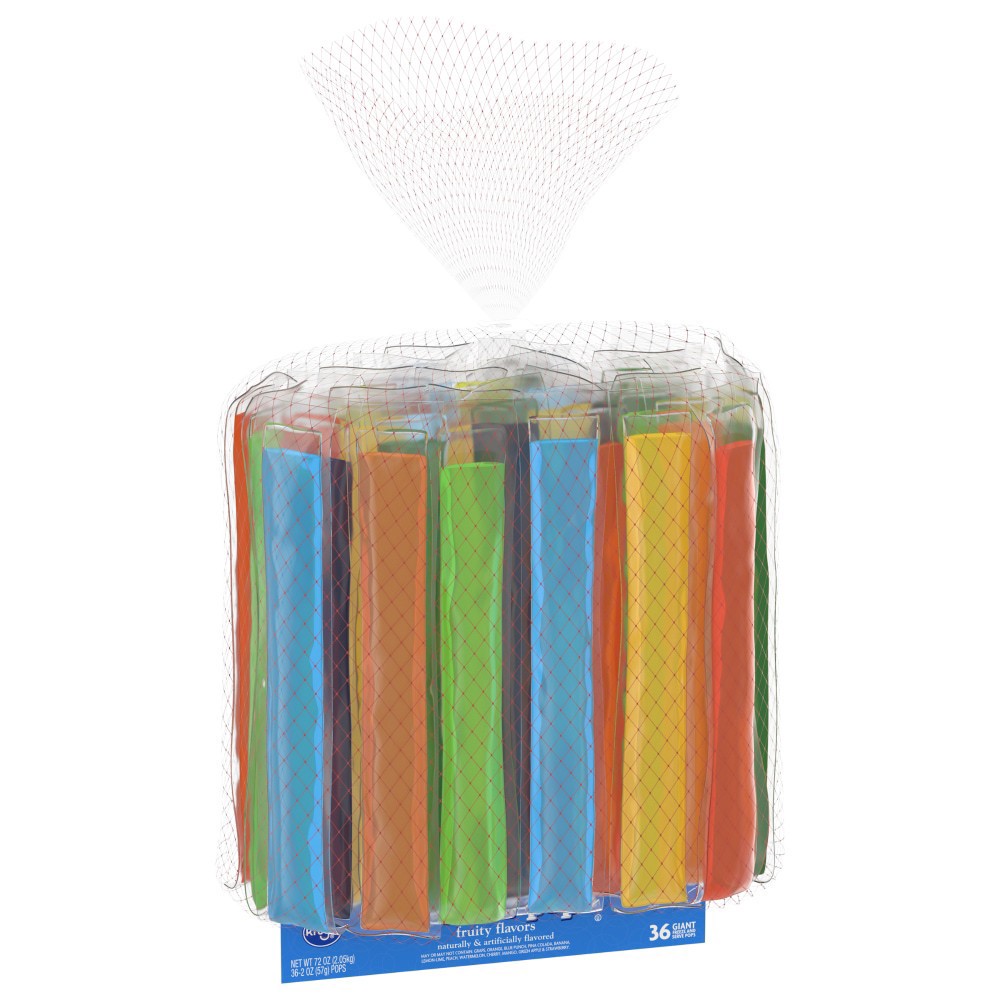 slide 2 of 2, Kroger Fruity Freezer Pops, 36 ct