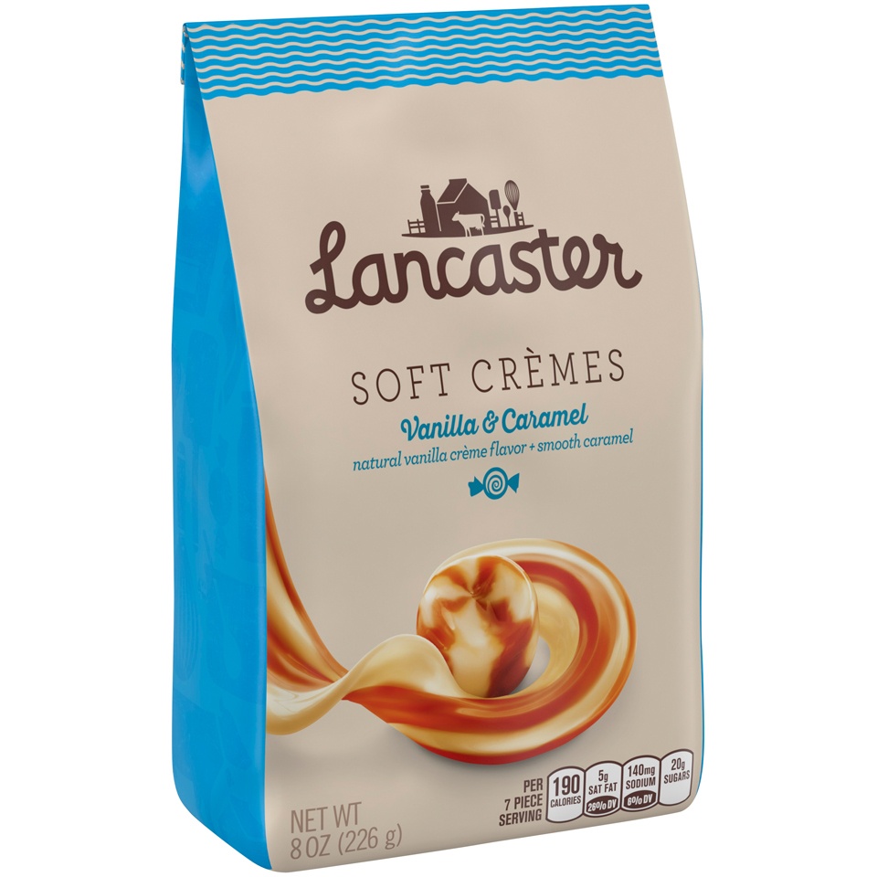 slide 1 of 1, Lancaster Vanilla And Caramel Soft Cremes, 8 oz