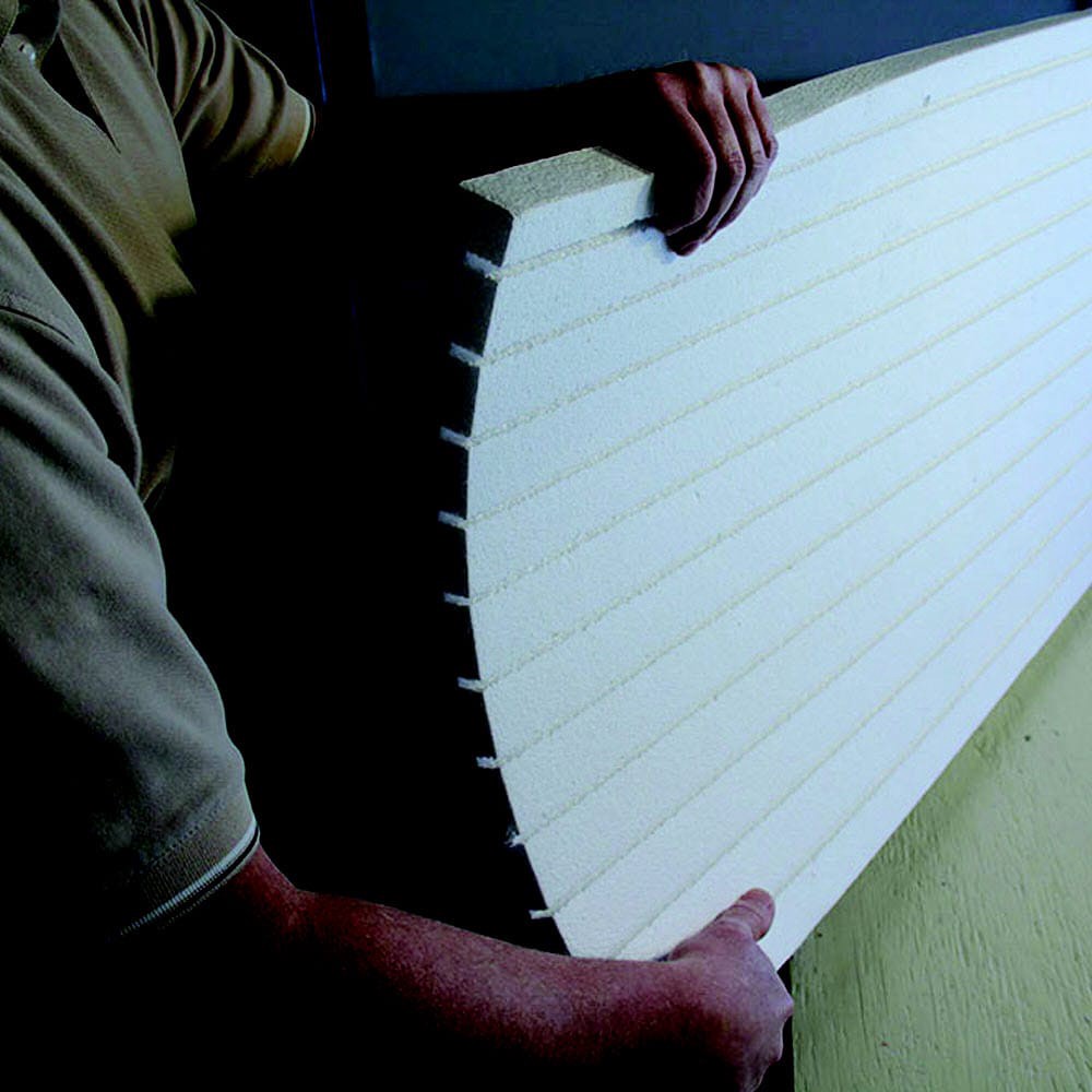 slide 4 of 6, Insulfoam Garage Door Insulation Kit R- 4.8 , 1.25-in x 1.6875-ft x 8-ft Faced Polystyrene Board Insulation, 1 ct