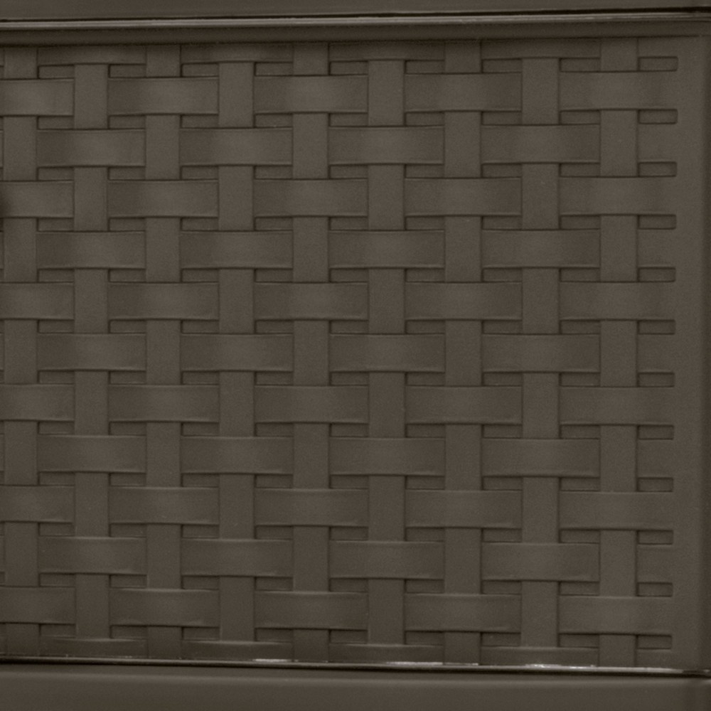 slide 3 of 6, Wide 3 Drawer Weave Tower Espresso - Room Essentials, 1 ct