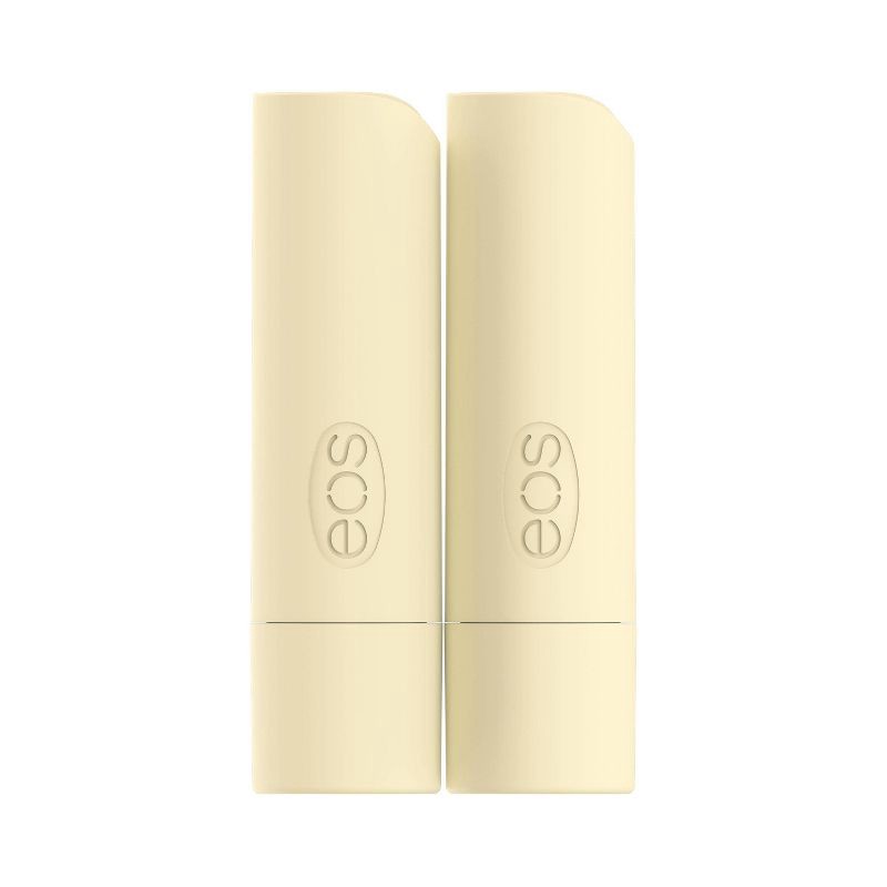 slide 2 of 5, eos Natural & Organic Lip Balm Stick - Vanilla Bean - 2pk/0.28oz, 0.28 oz