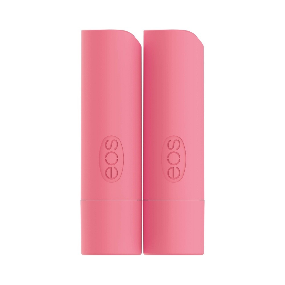 slide 2 of 6, eos Natural & Organic Lip Balm Sticks - Strawberry Sorbet - 2pk/0.28oz, 2 ct; 0.28 oz