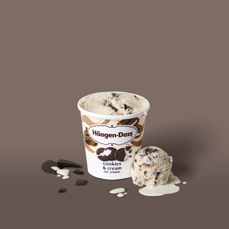 slide 8 of 9, Haagen-Dazs Cookies & Cream Ice Cream - 14oz, 14 oz