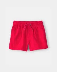 Carter's Baby Boy Twill Shorts - Red, 24M