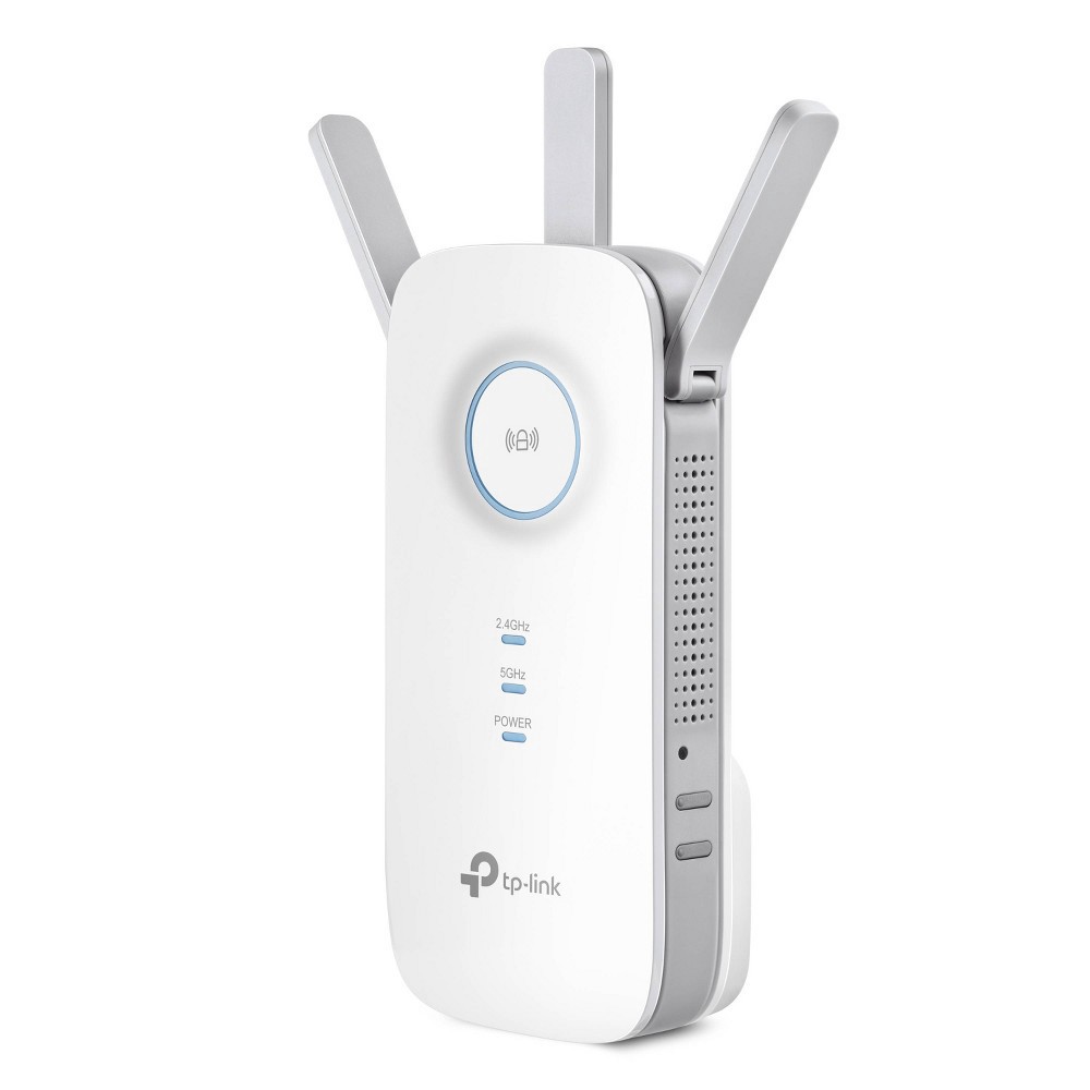 slide 3 of 8, TP-LINK AC1750 Wi-Fi Dual Band Plug In Range Extender - White (RE450), 1 ct