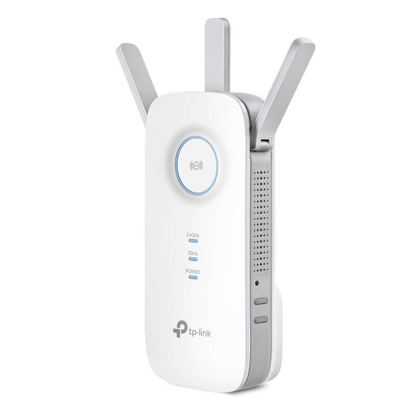 slide 3 of 8, TP-LINK AC1750 Wi-Fi Dual Band Plug In Range Extender - White (RE450), 1 ct