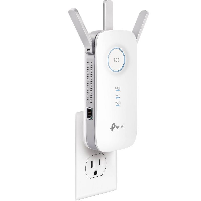 slide 4 of 8, TP-LINK AC1750 Wi-Fi Dual Band Plug In Range Extender - White (RE450), 1 ct