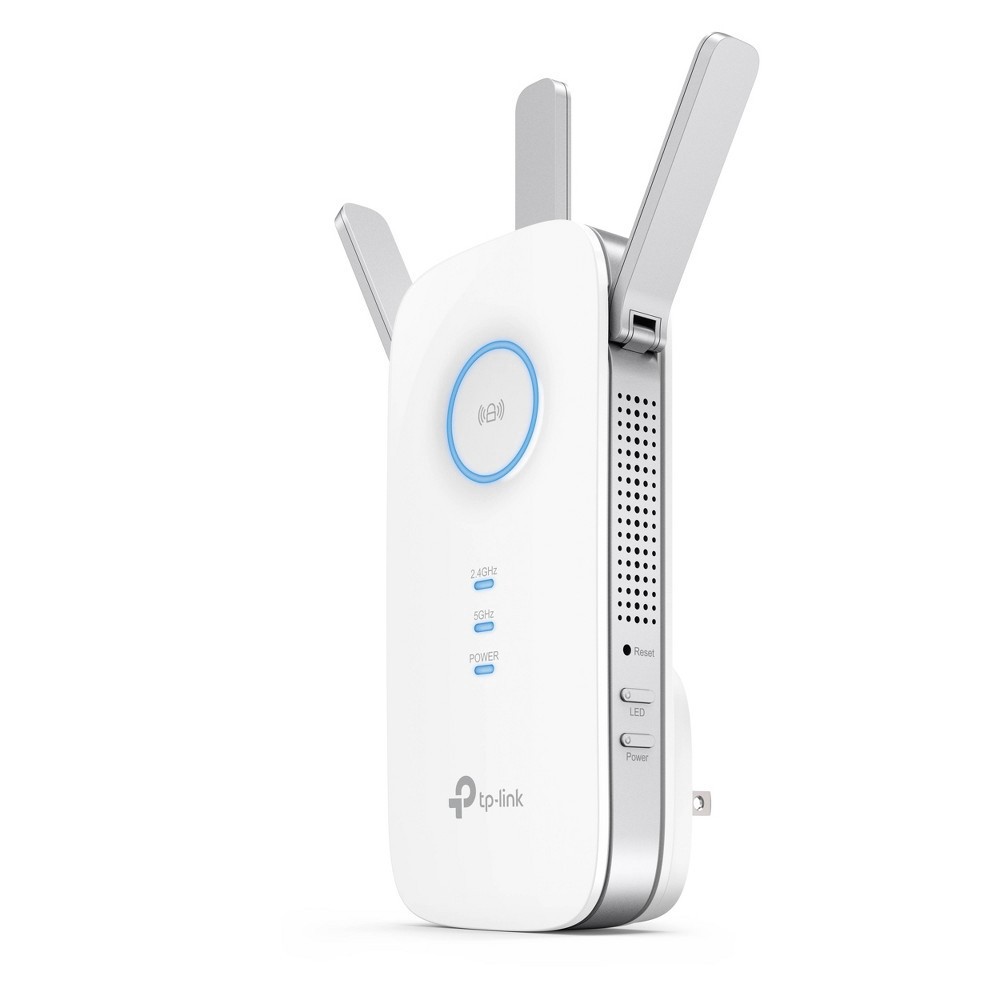 slide 6 of 8, TP-LINK AC1750 Wi-Fi Dual Band Plug In Range Extender - White (RE450), 1 ct