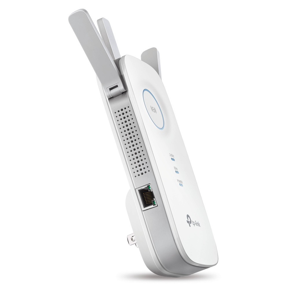 slide 7 of 8, TP-LINK AC1750 Wi-Fi Dual Band Plug In Range Extender - White (RE450), 1 ct